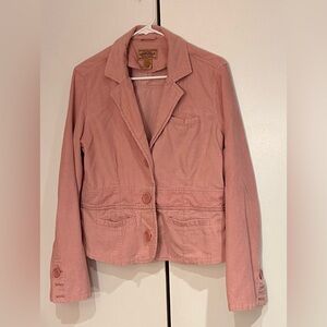 Aeropostale pink corduroy jacket blazer.